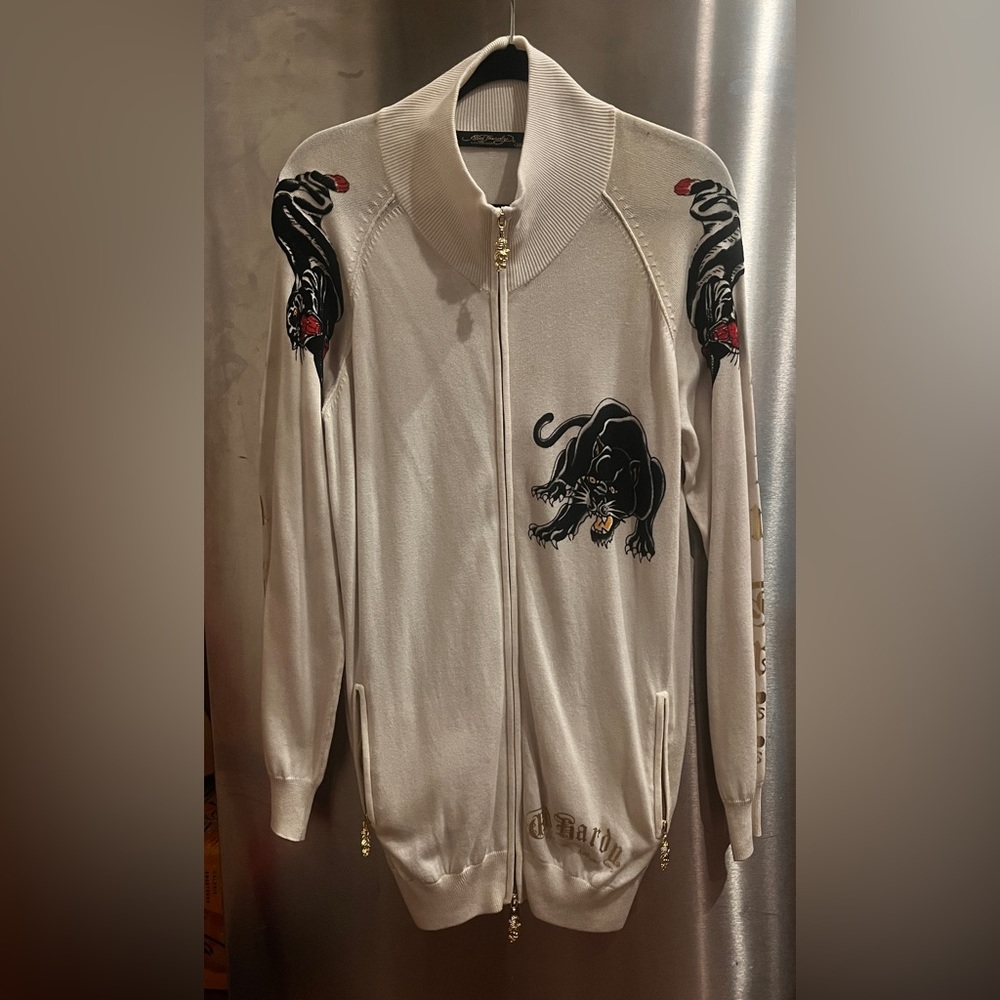 Ed Hardy Zip up sweater men or women